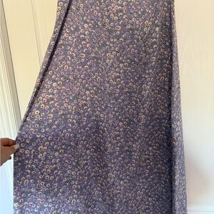 Floral Blue Women's Skirt